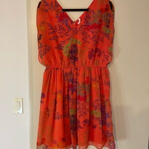 Vibrant Floral Sleeveless Dress